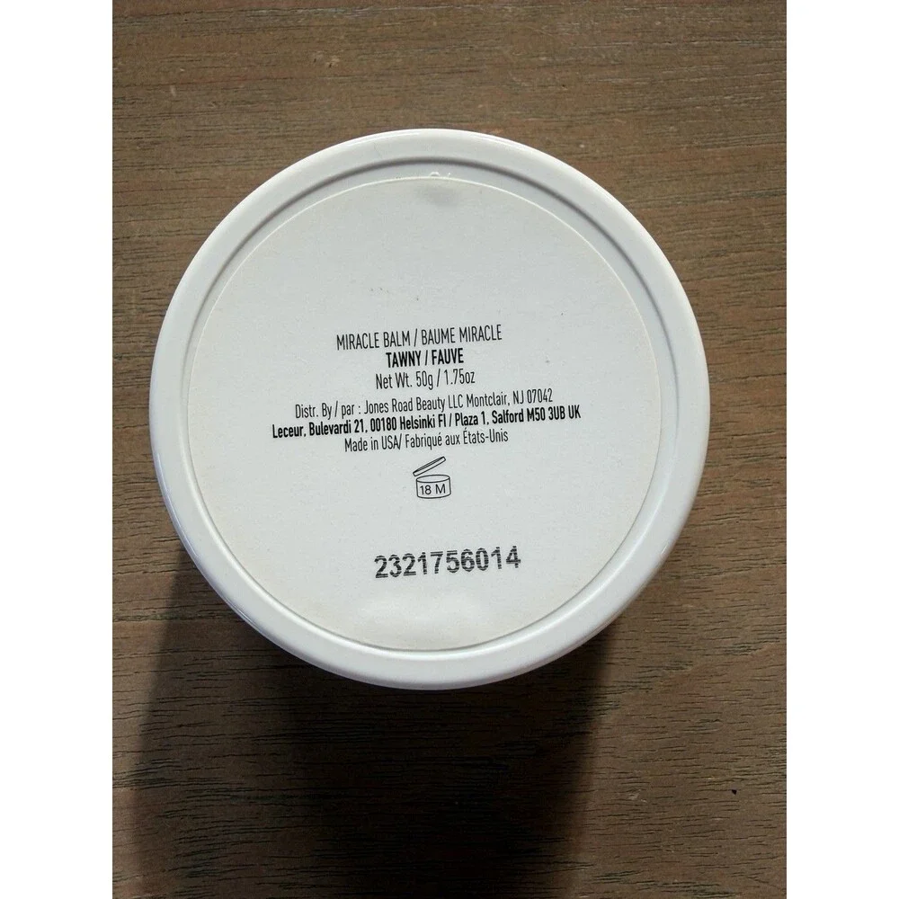 Jones Road Miracle Balm Tawny Fauve 1.75 oz Large Size Hydrating Glow All Skin